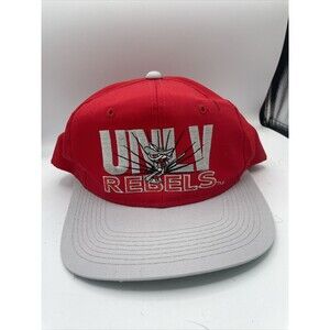 UNLV REBELS Eds West Signature Vintage 90's Call Out Snapback Cap Hat